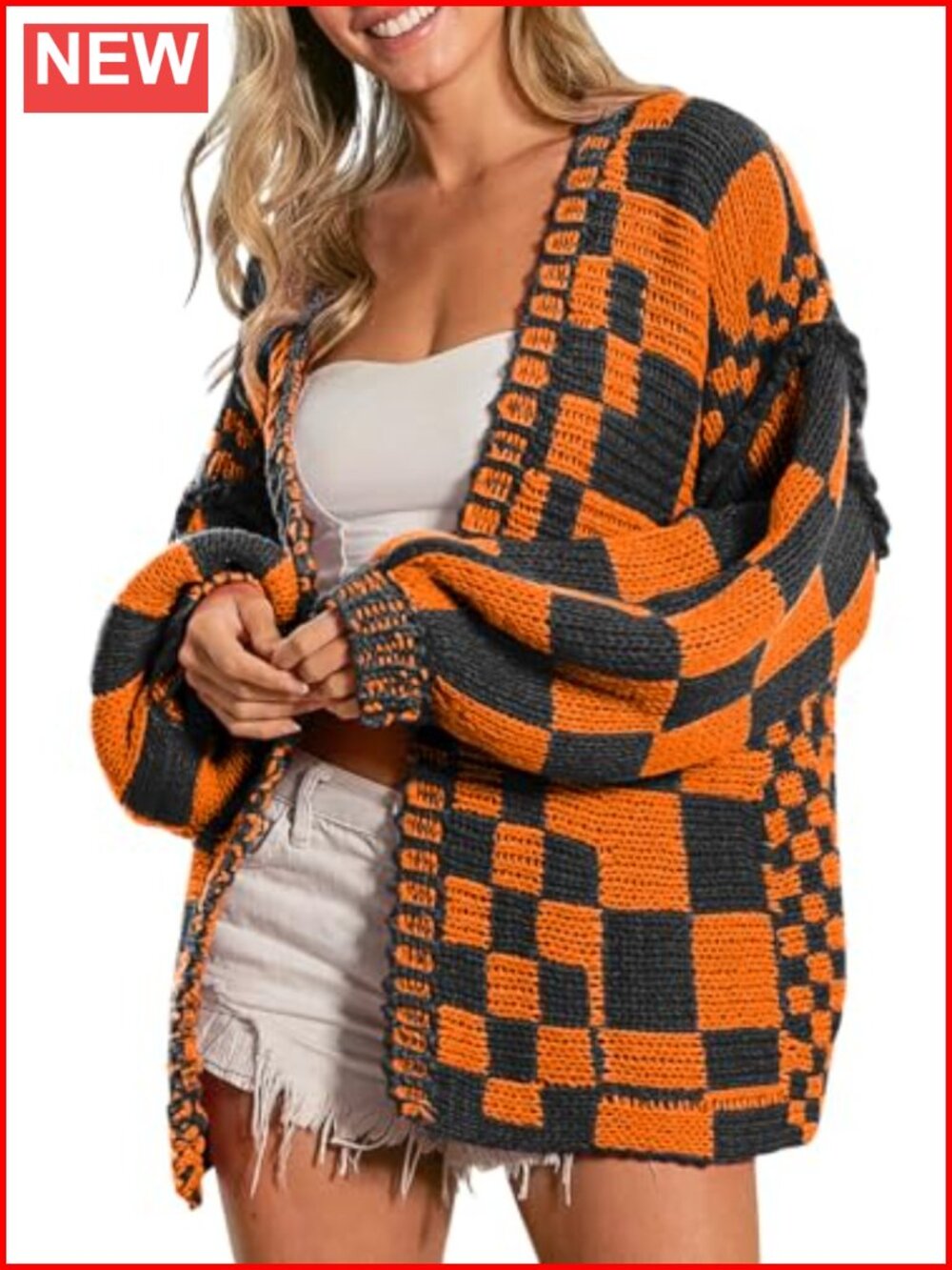 SELINK Women's Chunky Ribbed Knit Cardigan Sweater